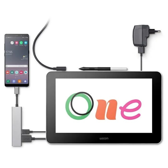 Монитор-планшет Wacom One 13 Touch New (DTH134W0B)  Фото №5