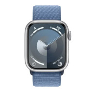 Смарт-годинник Apple Watch Series 9 GPS 41mm Silver Aluminum Case with Winter Blue Sport Loop (MR923) 