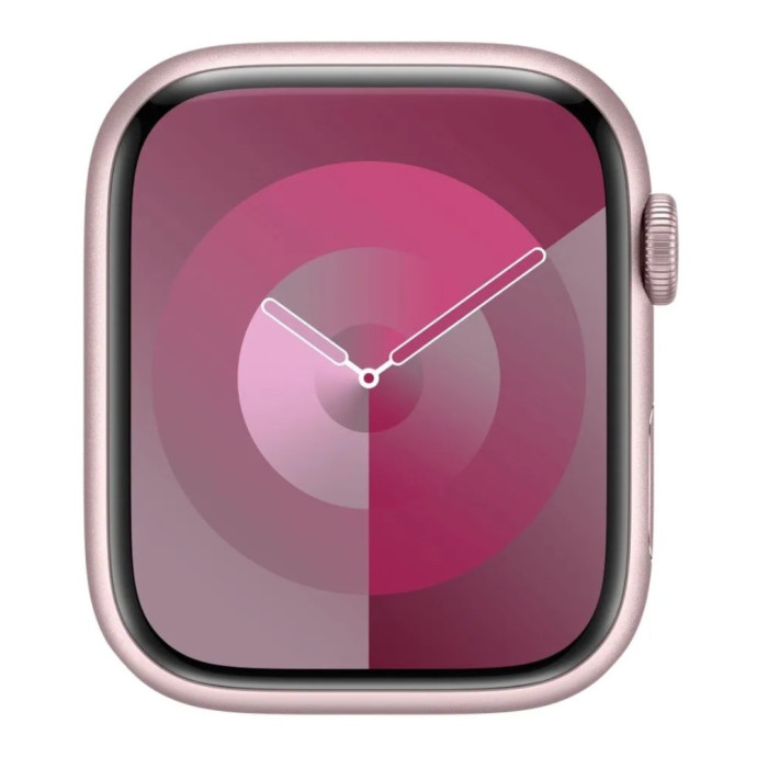 Смарт-часы Apple Watch Series 9 GPS + Cellular 45mm Pink Aluminum Case w. Light Pink Sport Band - M/L (MRML3)  Фото №1