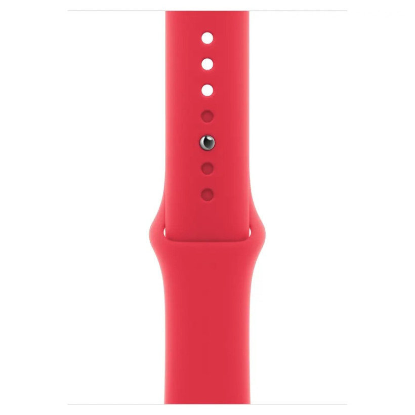 Смарт-часы Apple Watch Series 9 GPS 45mm PRODUCT RED Alu. Case w. PRODUCT RED Sport Band - M/L (MRXK3)  Фото №1