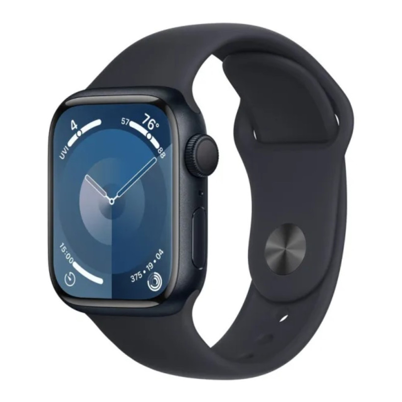 Смарт-годинник Apple Watch Series 9 GPS 45mm Midnight Aluminum Case w. Midnight Sport Band - S/M (MR993)  Фото №2
