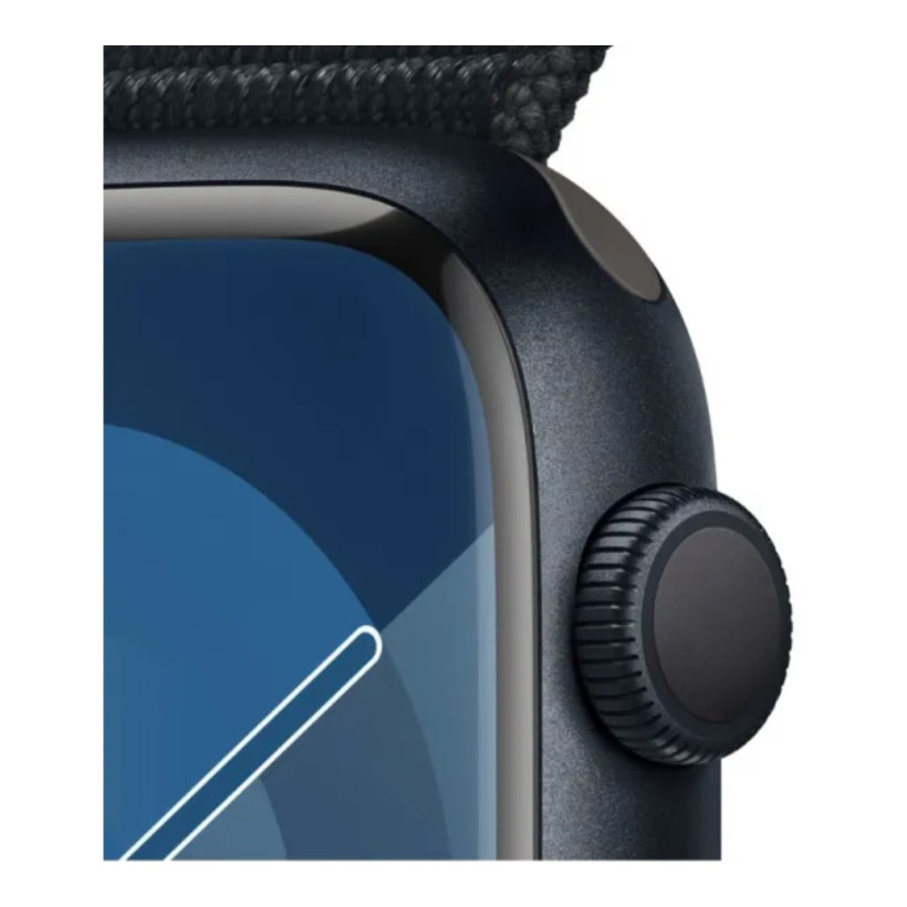 Смарт-годинник Apple Watch Series 9 GPS 45mm Midnight Aluminum Case w. Midnight S. Loop (MR9C3)  Фото №3