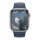 Смарт-часы Apple Watch Series 9 GPS 41mm Silver Alu. Case w. Storm Blue S. Band - M/L (MR913)
