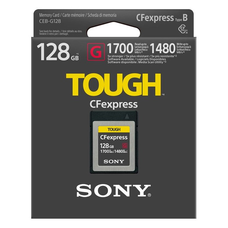 Карта памяти Sony 128 GB CFexpress Type B CEBG128.SYM  Фото №0