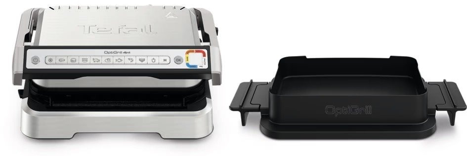 Електрогриль притискний Tefal OptiGrill 4in1 GC774D30  Фото №0