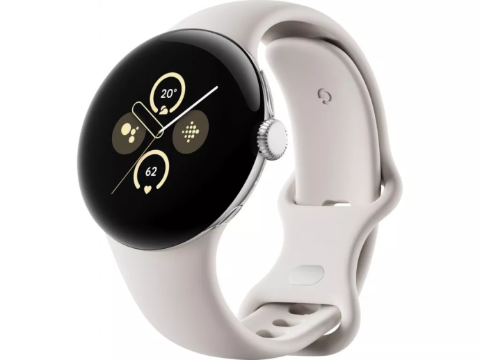 Смарт-часы Google Pixel Watch 2 Polished Silver Aluminum Case / Porcelain Active Band  Фото №0