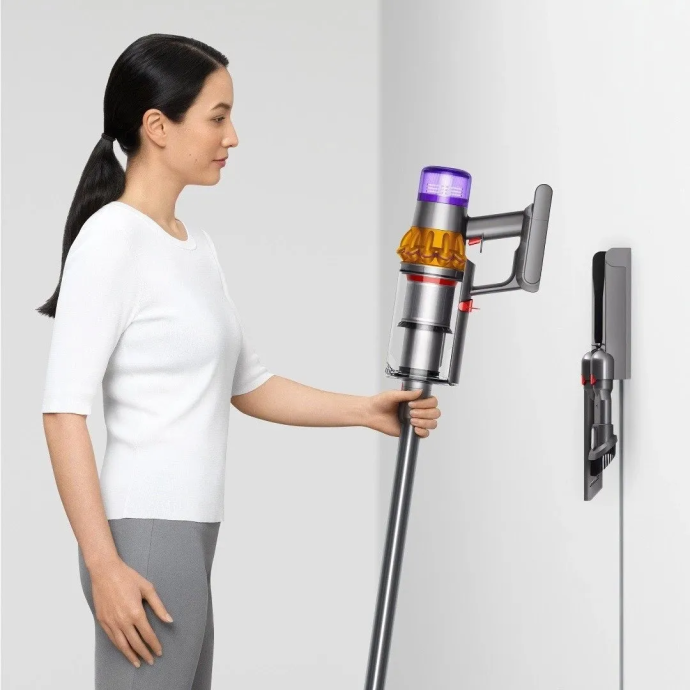 Вертикальный + ручной пылесос (2в1) Dyson V15 Detect Absolute 2023 Yellow/Nickel (446986-01)ый + ручной пылесос (2в1) Dyson V15 Detect Absolute 2023 Y  Фото №2