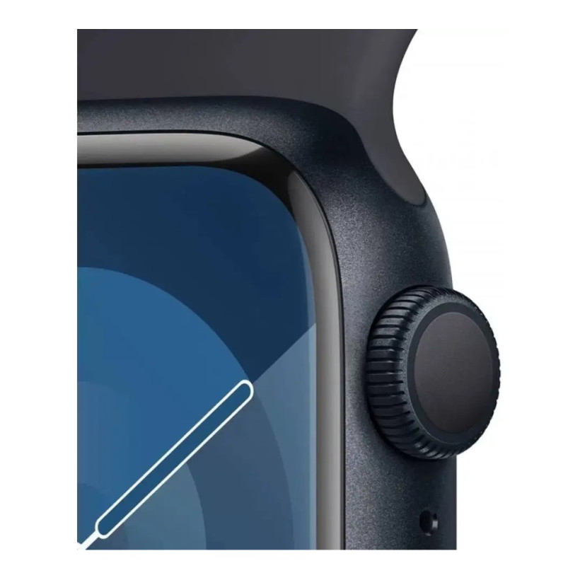 Смарт-годинник Apple Watch Series 9 GPS 41mm Midnight Aluminum Case w. Midnight Sport Band - S/M (MR8W3)  Фото №2