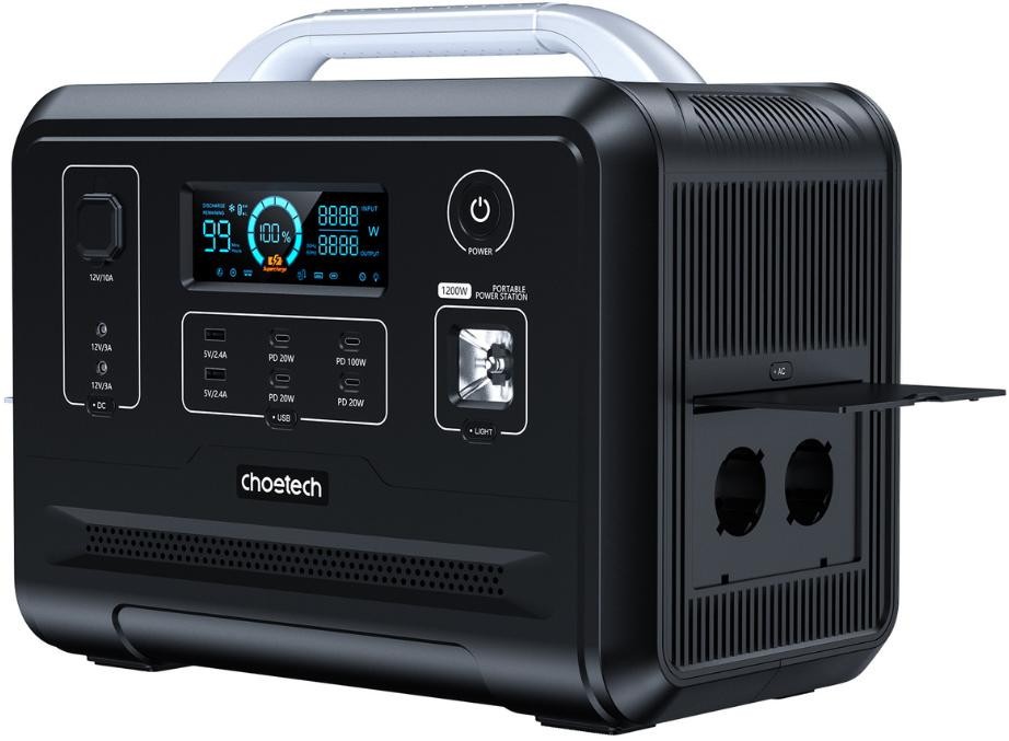 Зарядная станция Choetech Portable Power Station 1200W (BS005)  Фото №1