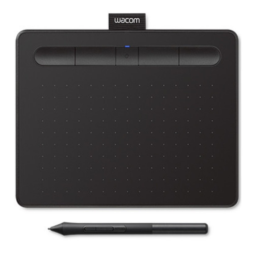 Графический планшет Wacom Intuos S Bluetooth Black (CTL-4100WLK-N)  Фото №0