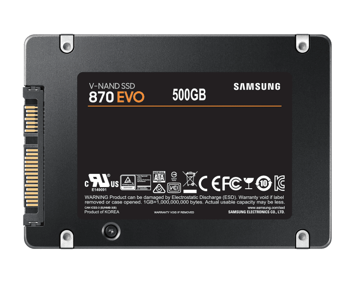 SSD накопитель Samsung 870 EVO 500GB (MZ-77E500BW)  Фото №2