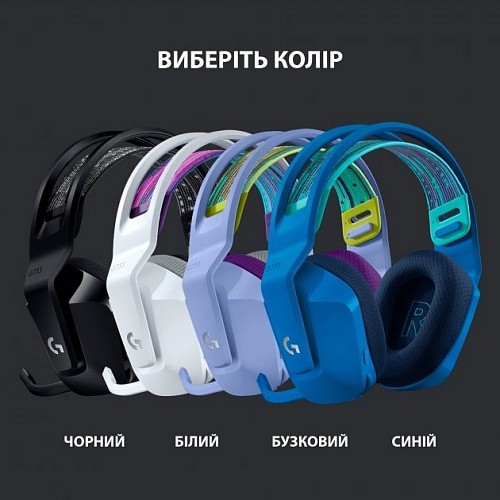 Компьютерная гарнитура Logitech G733 Lightspeed Wireless Lilac (981-000890)  Фото №8