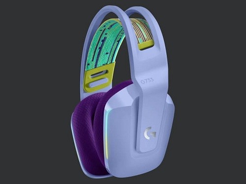 Компьютерная гарнитура Logitech G733 Lightspeed Wireless Lilac (981-000890)  Фото №0