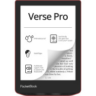 Электронная книга с подсветкой PocketBook 634 Verse Pro Passion Red (PB634-3-WW, PB634-3-CIS) 