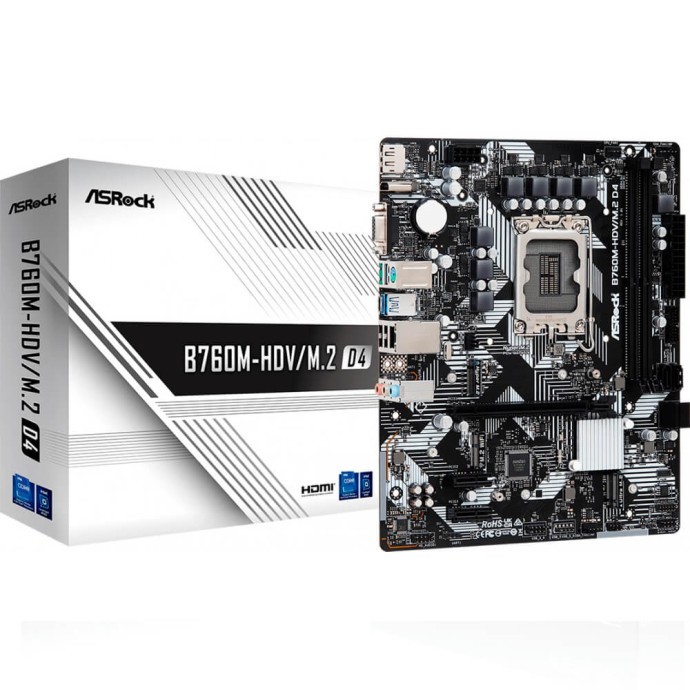 Материнская плата ASRock B760M-HDV/M.2 D4  Фото №3