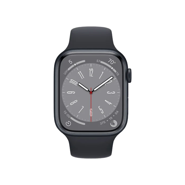 Смарт-годинник Apple Watch Series 8 GPS + Cellular 41mm Midnight Aluminum Case w. Midnight Sport Band (MNHV3)