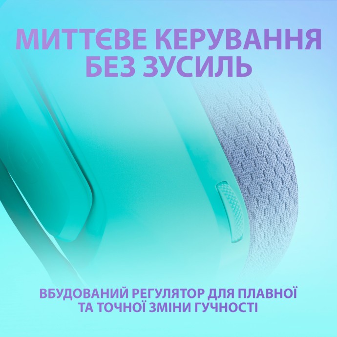 Навушники з мікрофоном Logitech G335 Wired Gaming Mint (981-001024)  Фото №1