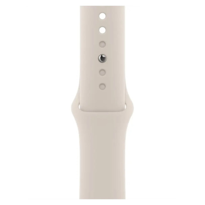 Смарт-часы Apple Watch Series 9 GPS + Cellular 41mm Starlight Alu. Case w. Starlight Sport Band - S/M (MRHN3)  Фото №1