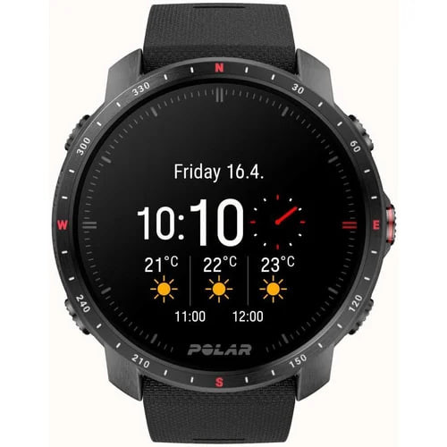Спортивные часы Polar Grit X Pro Black DLC M/L (90085773)  Фото №0