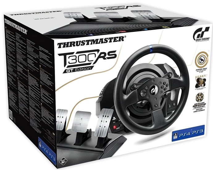 Комплект (кермо, педалі) Thrustmaster T300 RS GT EditionOfficial Sony licensed (4160681)  Фото №4