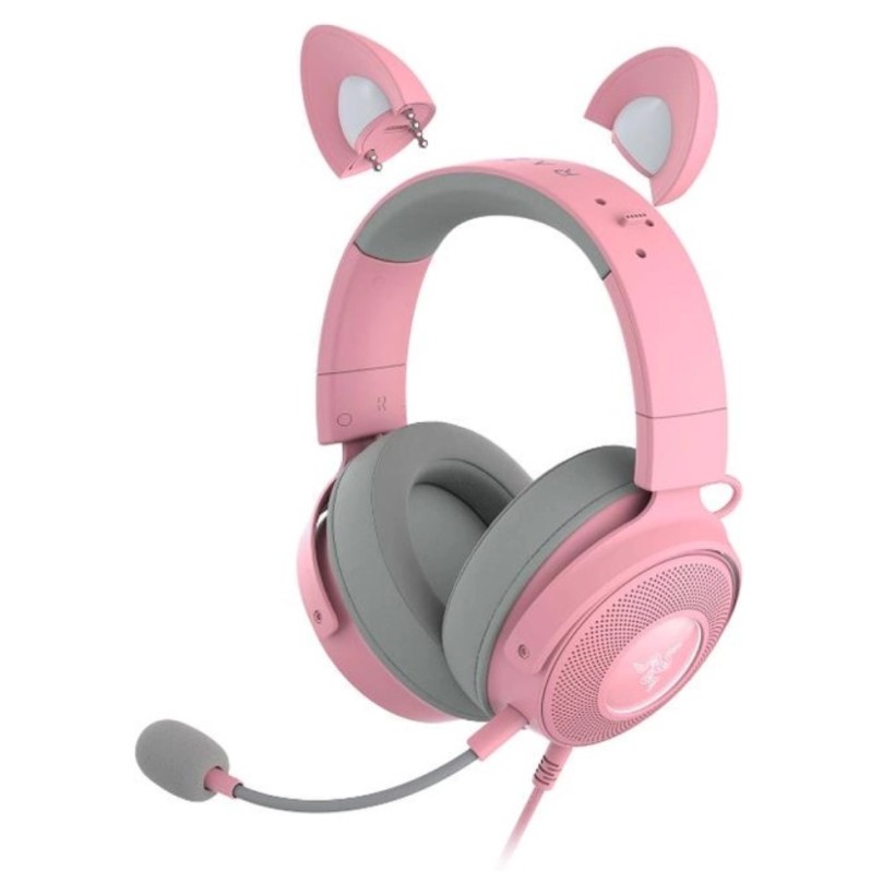 Наушники с микрофоном Razer Kraken Kitty V2 PRO Quartz (RZ04-04510200-R3M1)  Фото №3