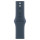 Смарт-часы Apple Watch Series 9 GPS + Cellular 41mm Silver Alu. Case w. Storm Blue Sport Band - M/L (MRHW3)  Фото №1