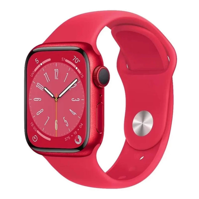Смарт-часы Apple Watch Series 8 GPS 41mm PRODUCT RED Aluminum Case w. PRODUCT RED S. Band - M/L (MNUH3)  Фото №0