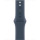 Смарт-часы Apple Watch Series 9 GPS + Cellular 41mm Silver Alu. Case w. Storm Blue S.Band - S/M (MRHV3)  Фото №1