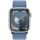 Смарт-часы Apple Watch Series 9 GPS + Cellular 41mm Silver Alu. Case w. Winter Blue Sport Loop (MRHX3)