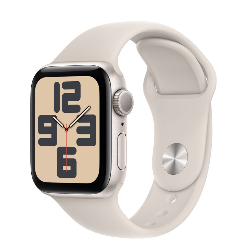 Смарт-часы Apple Watch SE 2 GPS 40mm Starlight Aluminium Case with Starlight Sport Band M/L (MR9V3)