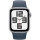 Смарт-часы Apple Watch SE 2 GPS 40mm Silver Aluminium Case with Storm Blue Sport Band M/L (MRE23)  Фото №0