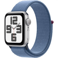 Смарт-часы Apple Watch SE 2 GPS 40mm Silver Aluminium Case with Winter Blue Sport Loop (MRE33) 