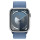 Смарт-часы Apple Watch Series 9 GPS 45mm Silver Aluminum Case w. Winter Blue S. Loop (MR9F3)