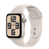 Смарт-часы Apple Watch SE 2 GPS 44mm часы Apple Watch SE 2 GPS 44mm Starlight Aluminum Case w. Starlight Sport Band - S/M (MNTD3) 