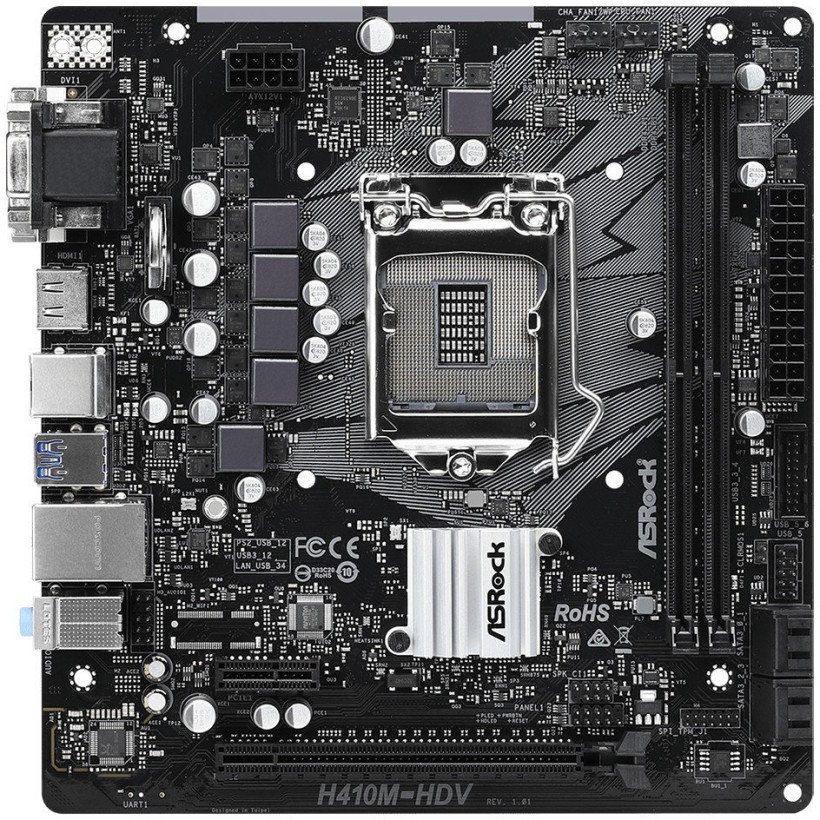 Материнская плата ASRock H410M-HDV  Фото №2