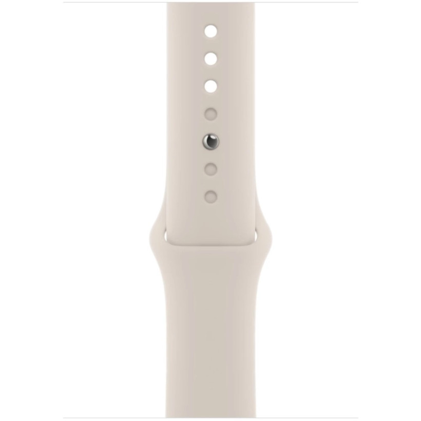Смарт-часы Apple Watch Series 8 GPS + Cellular 45mm Gold S. Steel Case w. Starlight S. Band (MNKM3)  Фото №1