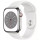 Смарт-часы Apple Watch Series 8 GPS + Cellular 45mm Silver S. Steel Case w. White S. Band (MNKE3)  Фото №0