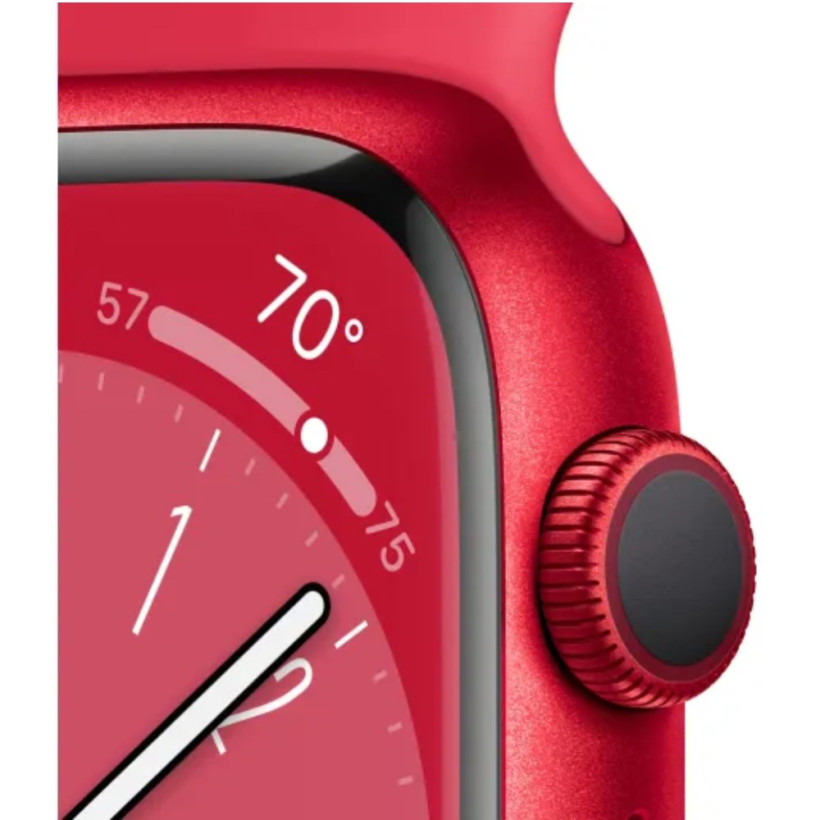 Смарт-часы Apple Watch Series 8 GPS + Cellular 45mm PRODUCT RED Aluminum Case w. PRODUCT RED S. Band (MNKA3)  Фото №2