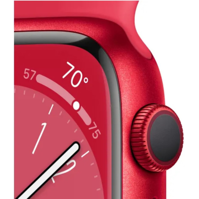 Смарт-часы Apple Watch Series 8 GPS + Cellular 45mm PRODUCT RED Aluminum Case w. PRODUCT RED S. Band (MNKA3)  Фото №2