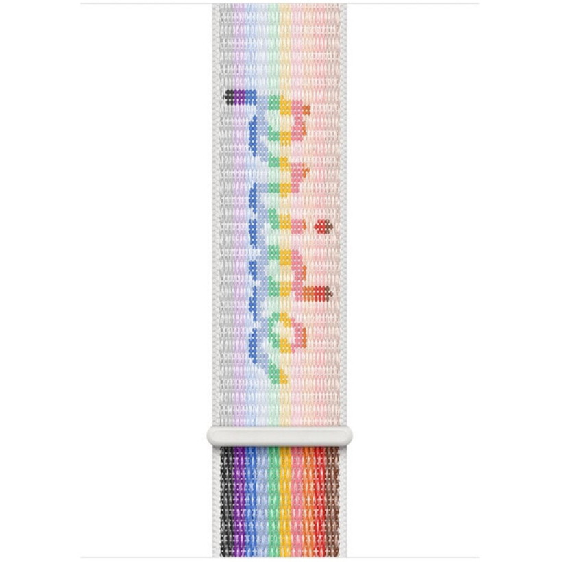 Смарт-часы Apple Watch Series 8 GPS + Cellular 45mm Silver Aluminum Case w. Pride Edition Sport Loop (MP513+MN6L3)  Фото №2