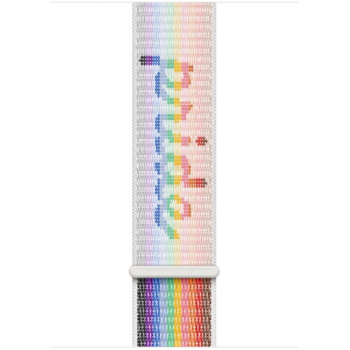 Смарт-часы Apple Watch Series 8 GPS + Cellular 45mm Silver Aluminum Case w. Pride Edition Sport Loop (MP513+MN6L3)  Фото №2