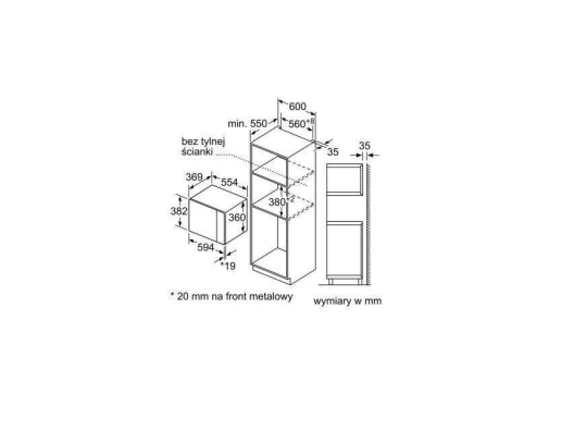 Мікрохвильовка з грилем Bosch BEL554MS0  Фото №4
