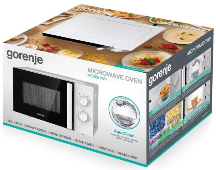 Мікрохвильовка Gorenje MO20E1WH  Фото №7