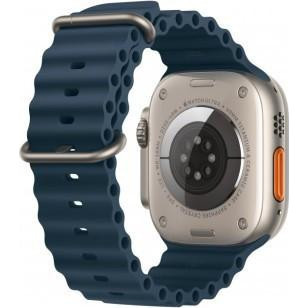 Смарт-годинник Apple Watch Ultra 2 GPS + Cellular 49mm Titanium Case with Blue Ocean Band (MREG3)  Фото №1