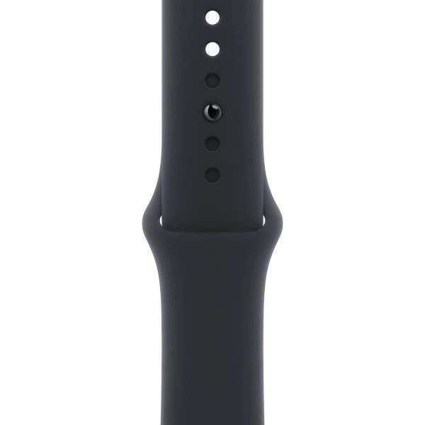 Смарт-часы Apple Watch Series 9 GPS + Cellular 45mm Midnight Aluminum Case w. Midnight Sport Band - S/M (MRMC3)  Фото №1