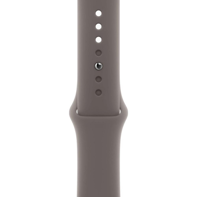 Смарт-часы Apple Watch Series 9 GPS + Cellular 45mm Gold S. Steel Case w. Clay Sport Band - S/M (MRMR3)  Фото №1