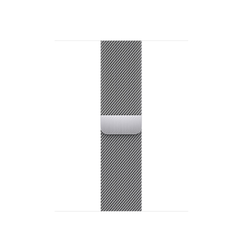 Смарт-годинник Apple Watch Series 8 GPS + Cellular 41mm Silver Stainless Steel Case with Milanese Loop Silver (MNJ73/MNJ83)  Фото №1