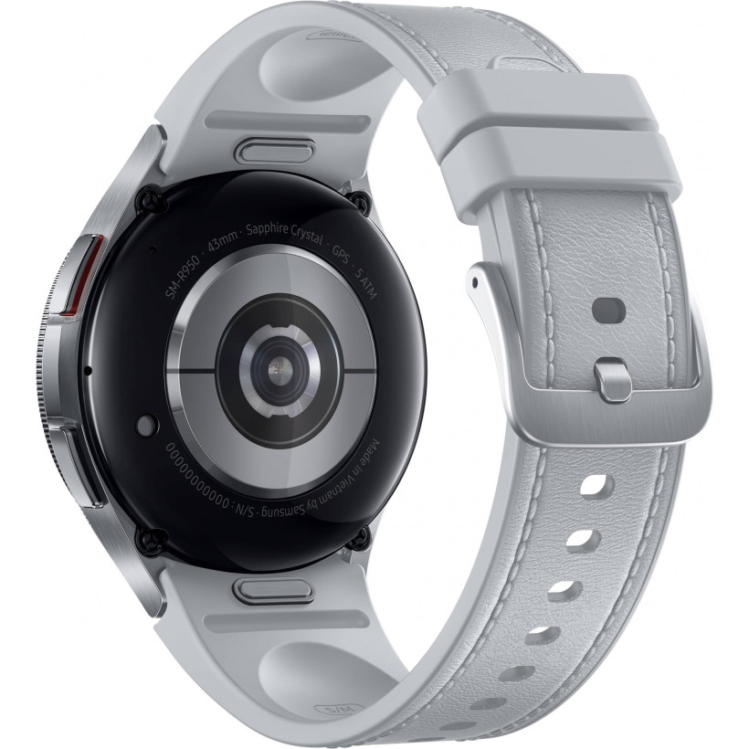 Смарт-часы Samsung Galaxy Watch6 Classic 43mm eSIM Silver (SM-R955FZSA)  Фото №1