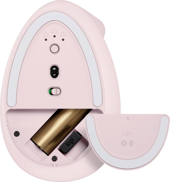 Мышь Logitech Lift Vertical Ergonomic Mouse Rose (910-006478)  Фото №0