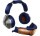 Наушники с микрофоном Dyson Zone Absolute with air purification Prussian Blue/Bright Copper (376121-01/376067-01)  Фото №0